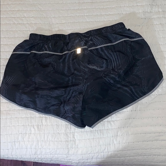 Black new balance shorts with silver detailing - Picture 2 of 5